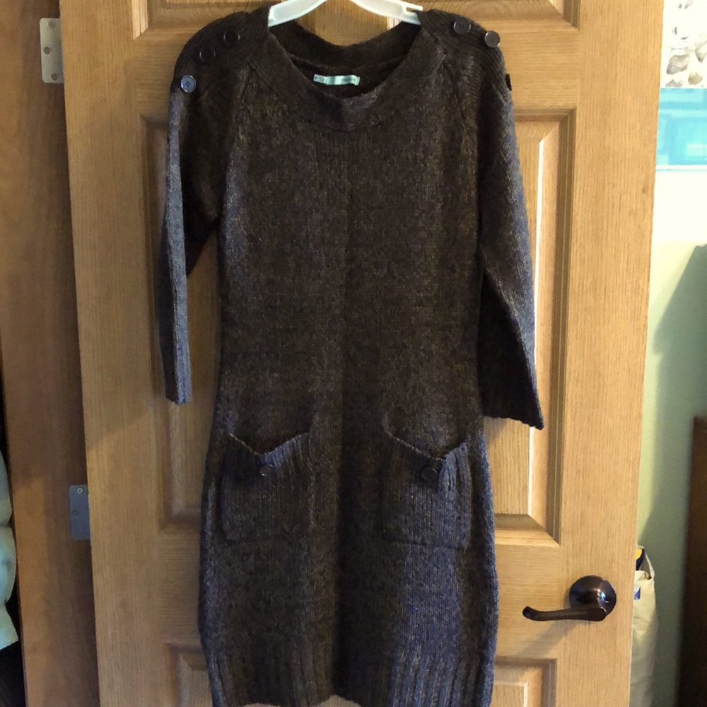 Maurices brown sweater dress size M.